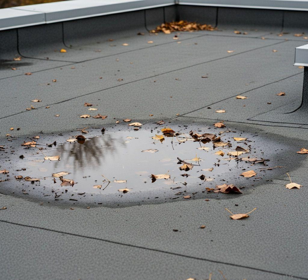 Daklekkage In Herfst Amsterdam