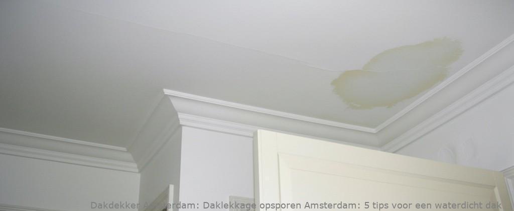 Daklekkage Opsporen Amsterdam